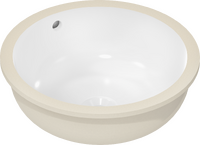 Unterbauwaschtisch 350/350 ohne Hahnloch mit Überlauf