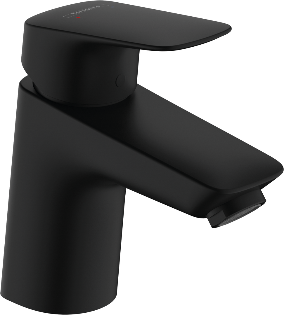 Single lever basin mixer 70 with push-open waste