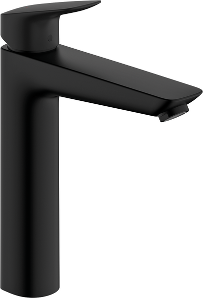 Single lever basin mixer 190 without waste set Matt Black