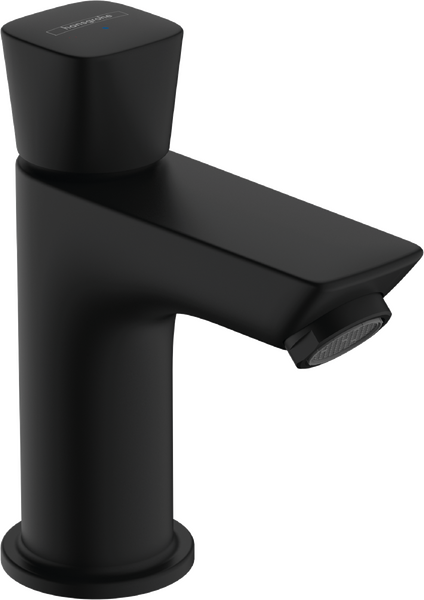 Bateria bez mieszacza 80 do wody zimnej lub wstępnie zmieszanej bez kompletu odpływowego Czarny Matowy