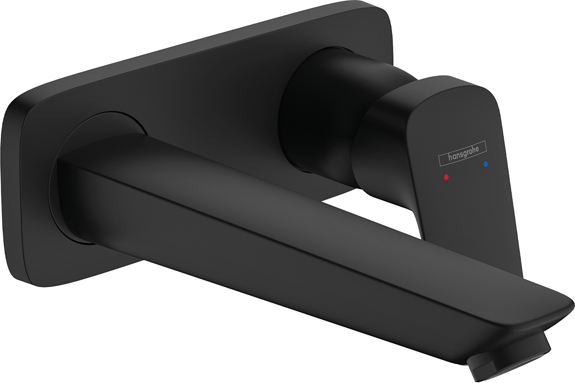 Single lever basin mixer for concealed installation wall-mounted with spout 19