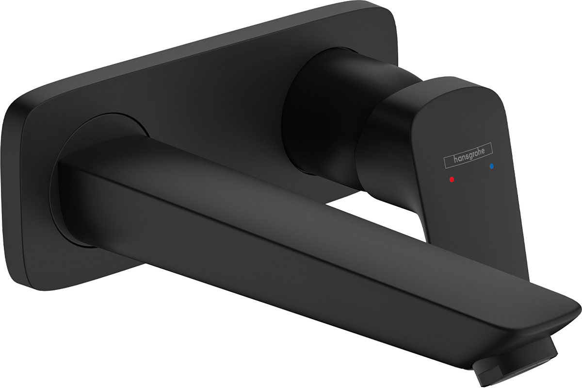 シングルレバー洗面混合水栓  壁付式 195