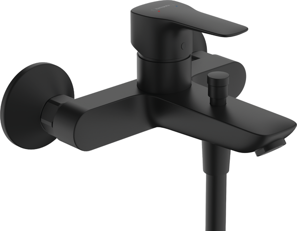 Single lever bath mixer for exposed installation