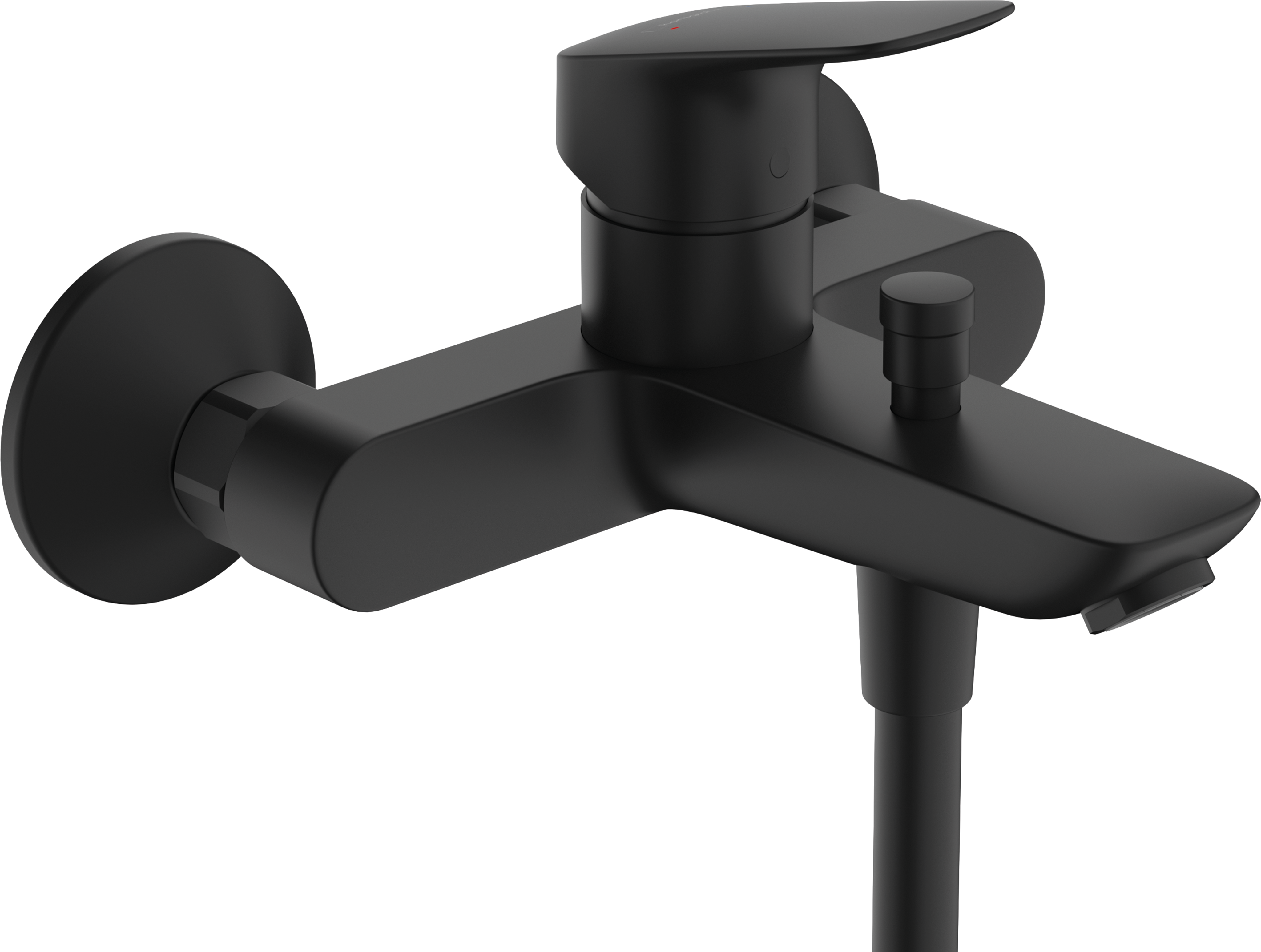 Eéngreepsbadmengkraan voor opbouw