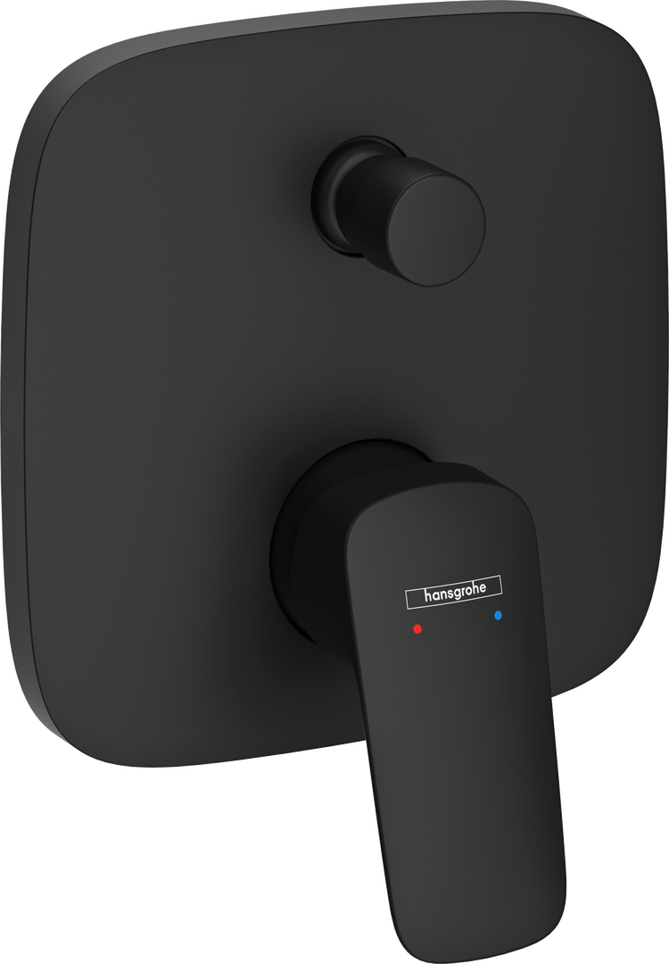 Single lever bath mixer for concealed installation with integrated security combination according to EN1717 for iBox universal