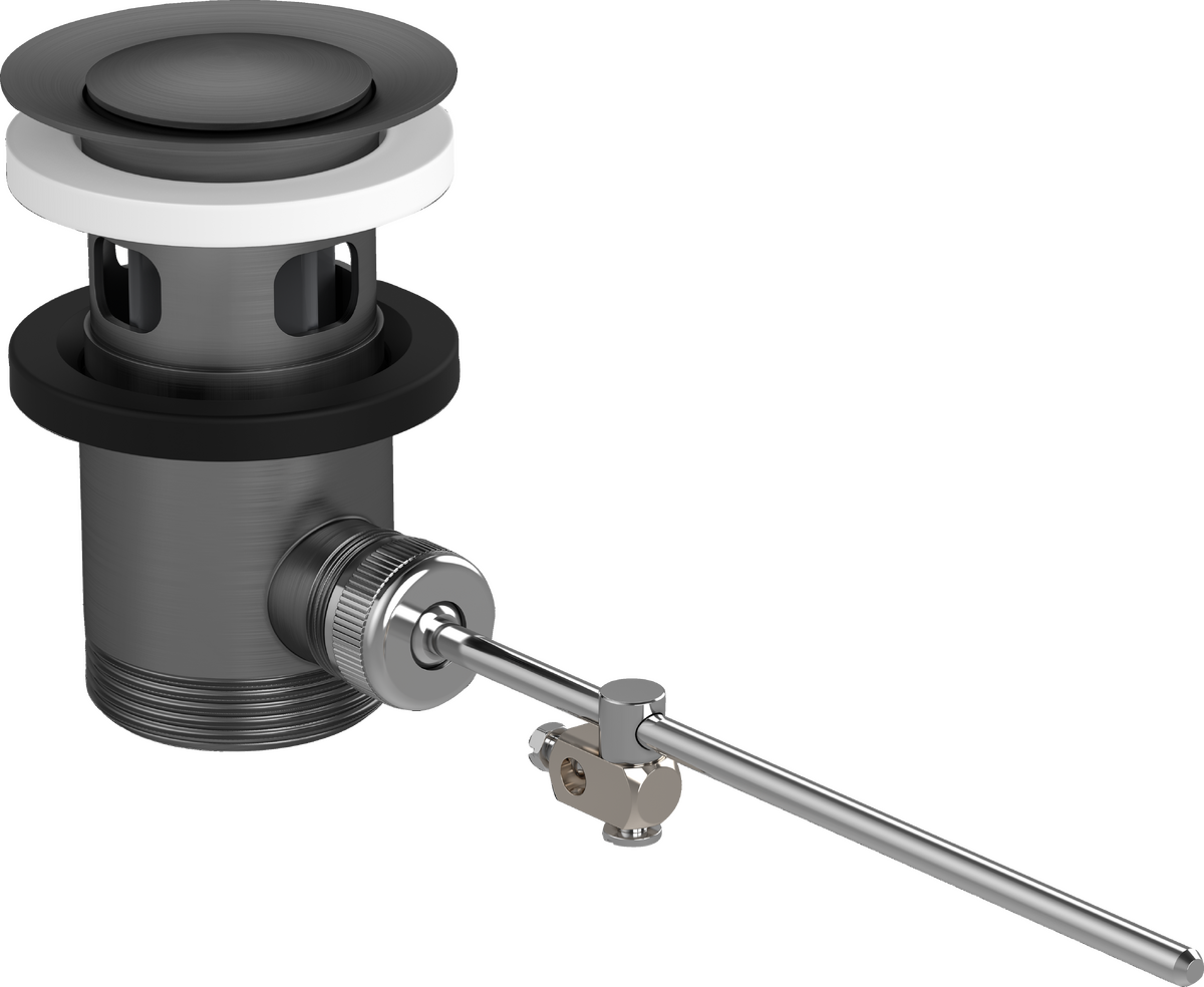 Waste set pop-up for basin and bidet mixers