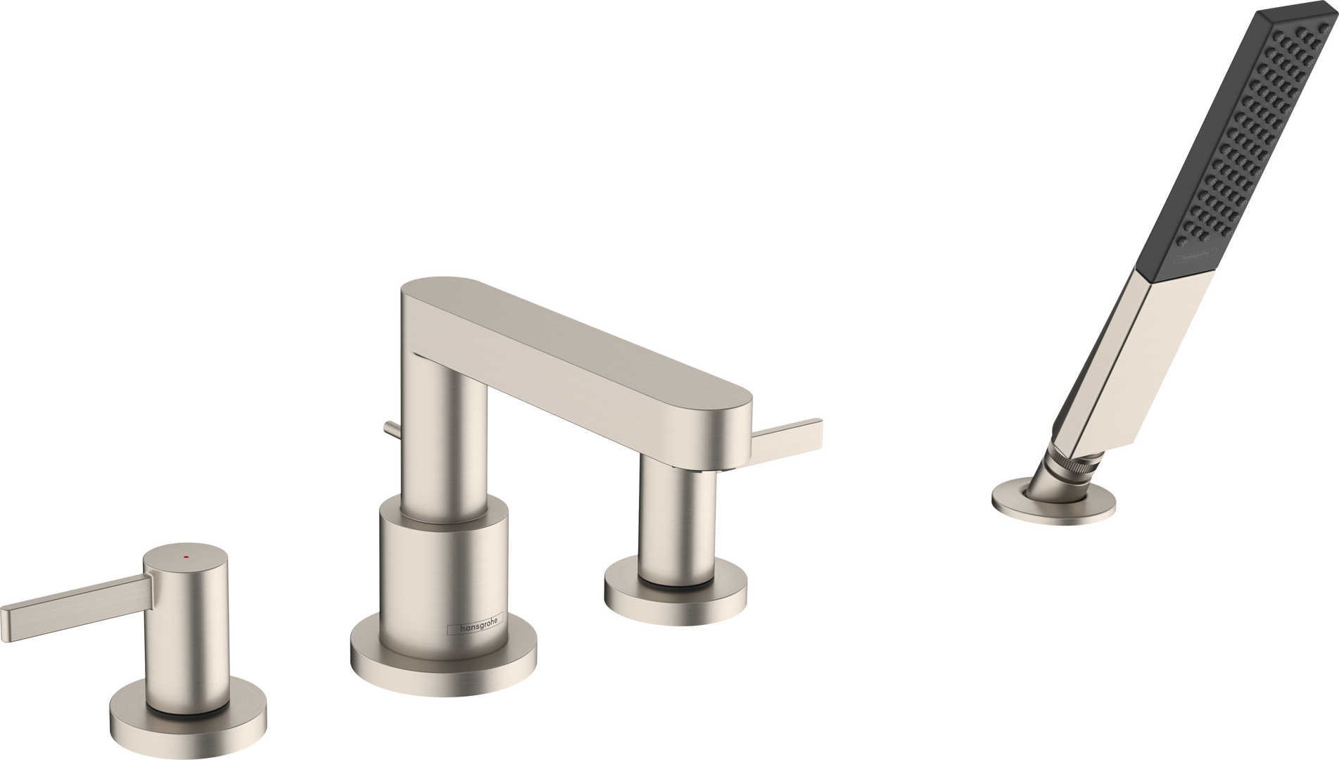 4-Hole Roman Tub Set Trim with 1.75 GPM Handshower