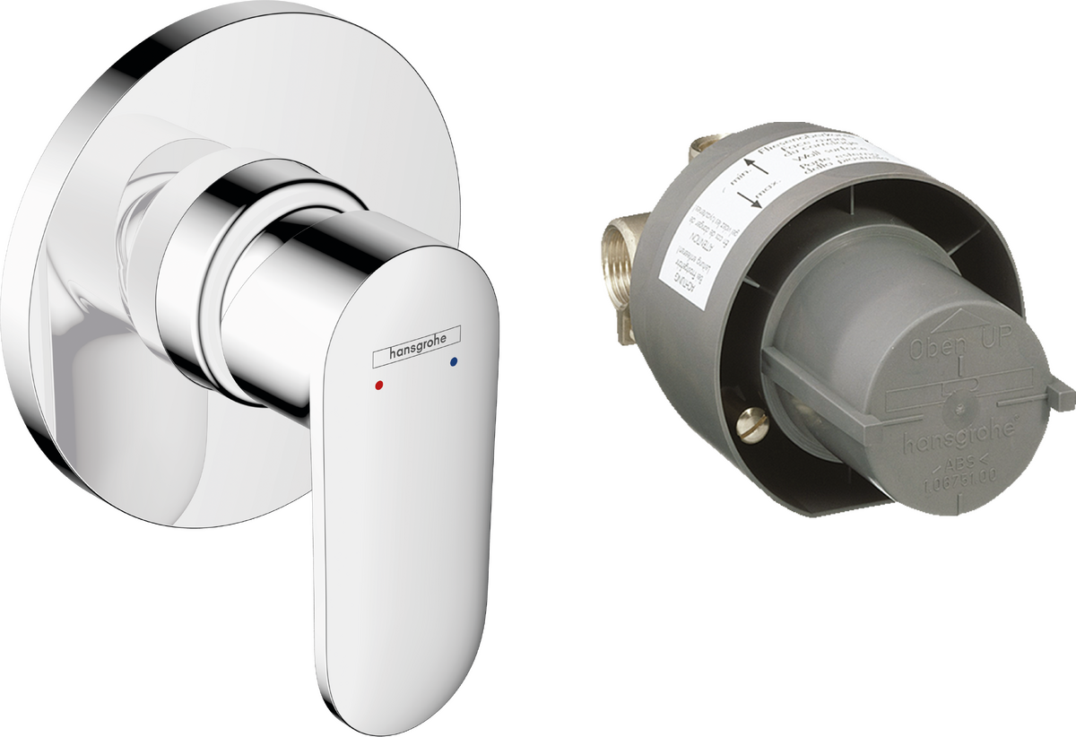 Vernis Blend Shower mixers: 1 outlet, Chrome, Item No. 71663000 Vernis Blend Shower mixers: 1 outlet, Chrome, Item No. 71663000