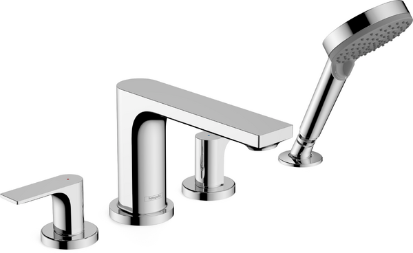 4-hole rim mounted bath mixer