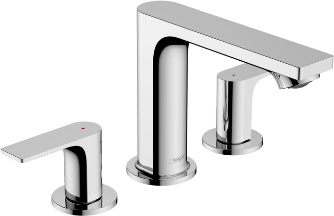 3-hole basin mixer 110 with pop-up waste set