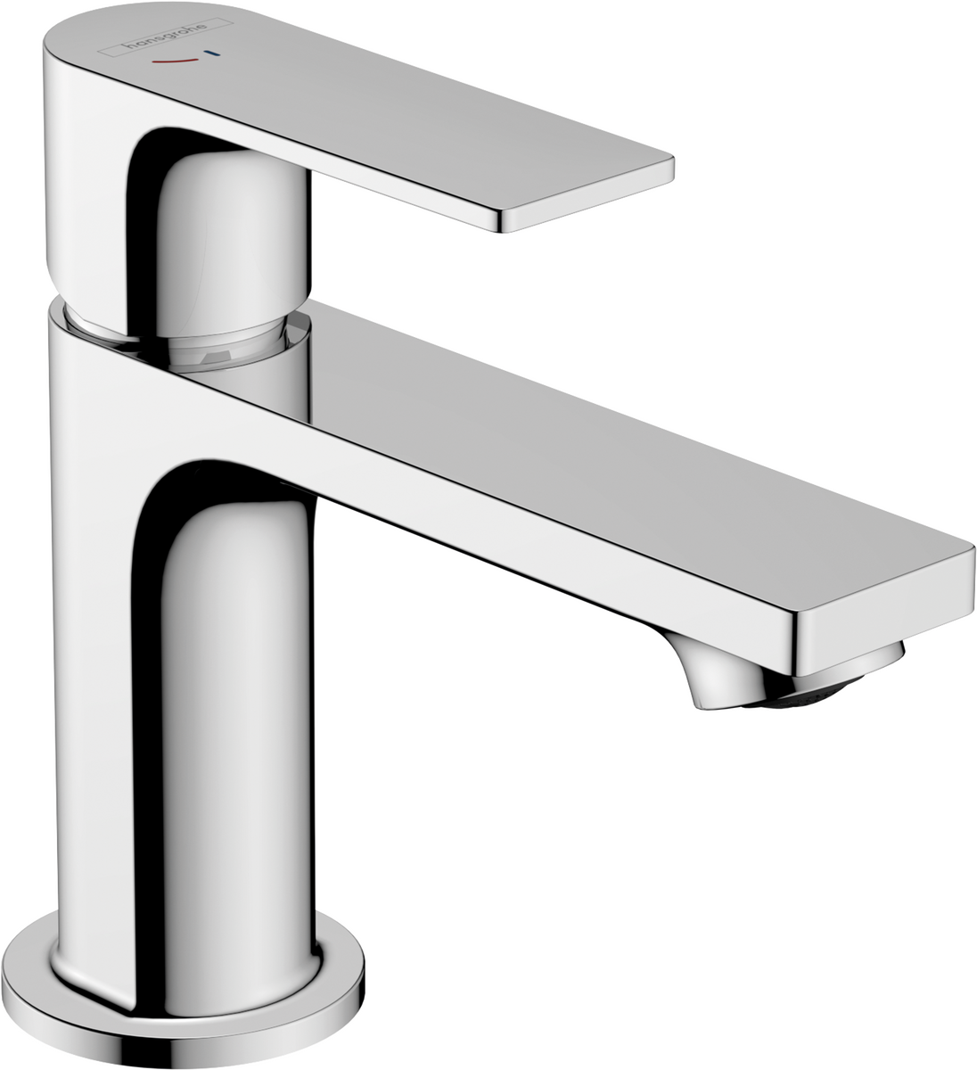 Single lever basin mixer 80 CoolStart with metal pop-up waste set