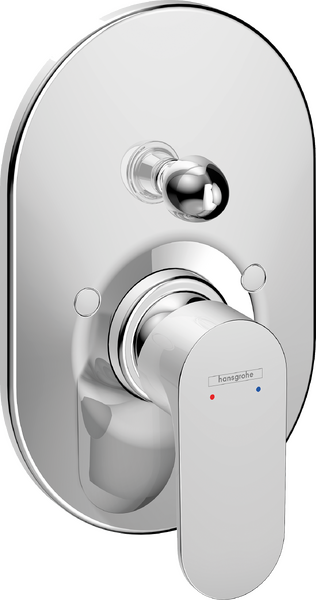 Single lever bath mixer for concealed installation Chrome