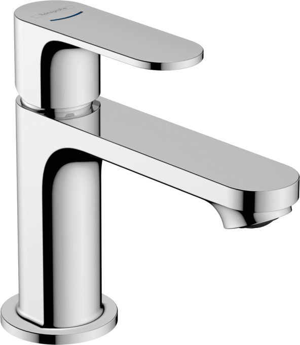 Pillar tap 80 with lever handle for cold water or pre-adjusted water without waste set