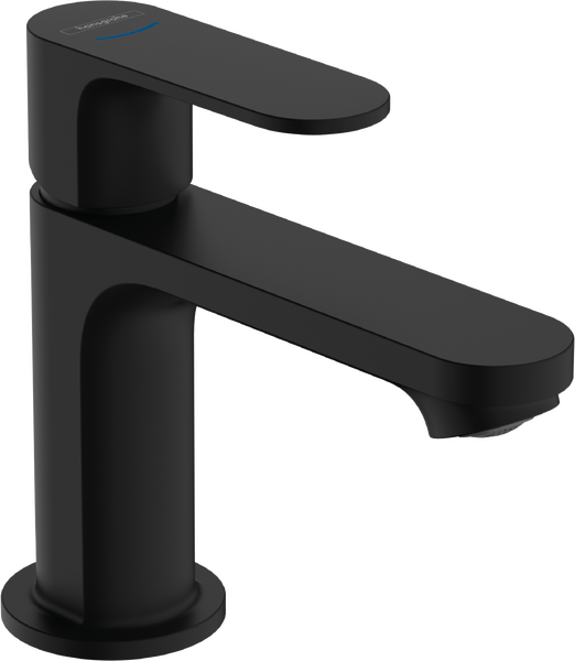 Bateria bez mieszacza 80 do wody zimnej lub wstępnie zmieszanej bez kompletu odpływowego Czarny Matowy