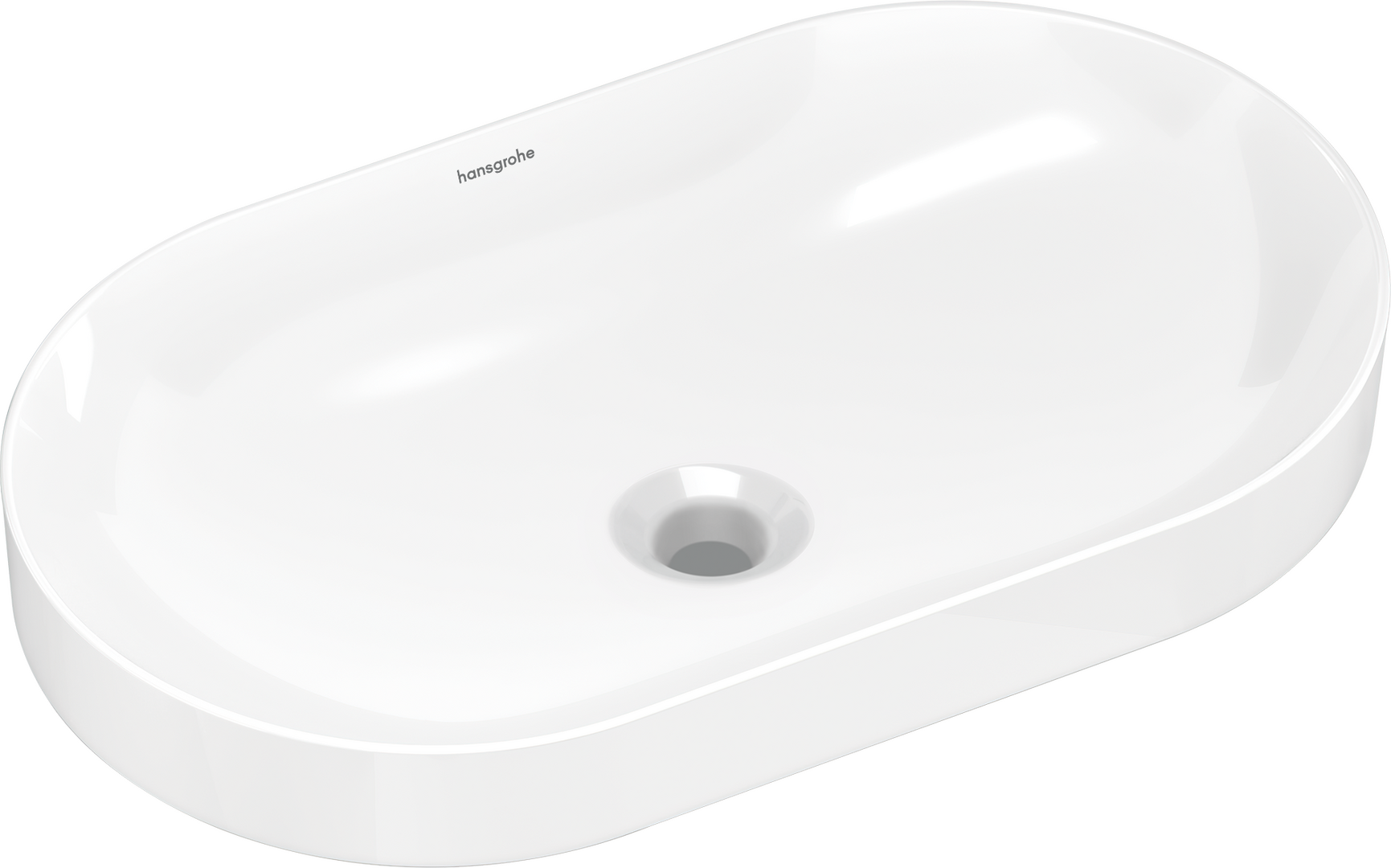 hansgrohe Washbasins MellowTide U, Wash bowl 675/395 without tap hole