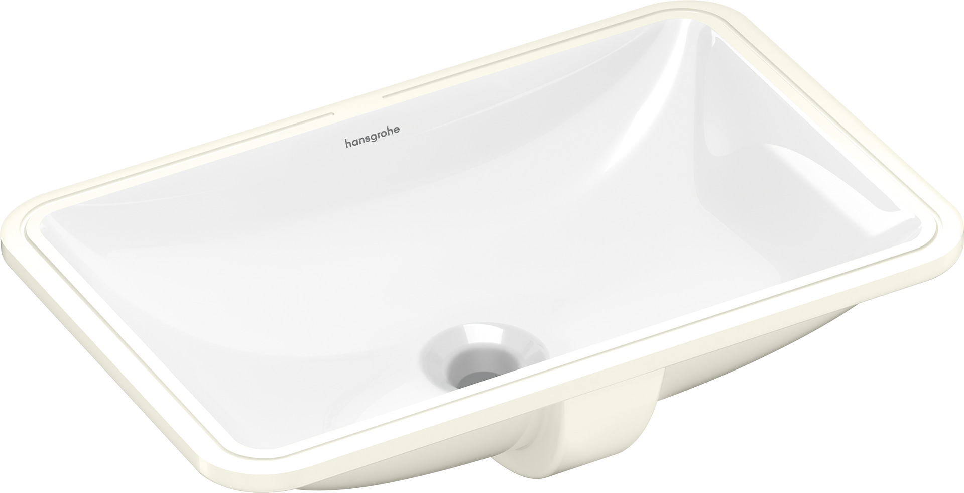 Under counter basin 550/350 without tap hole