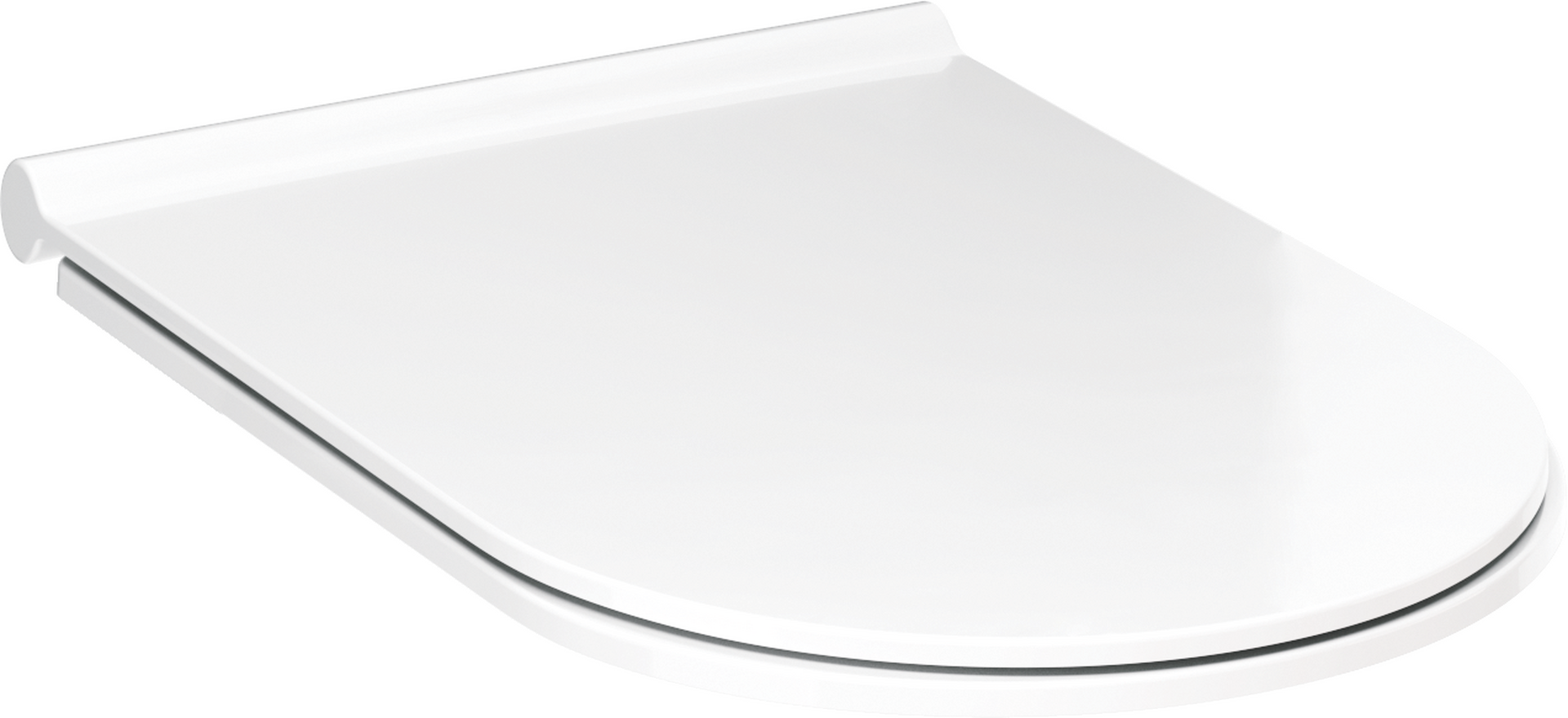 WC seat and cover sandwich and removable with SoftClose