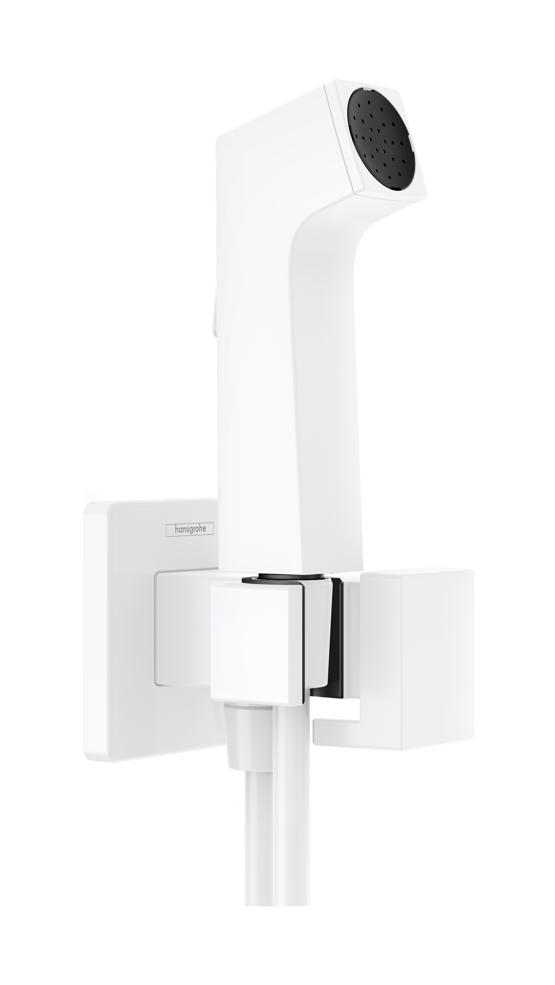 Bidette hand shower 1jet E EcoSmart for cold water with shower holder and hose 125 cm