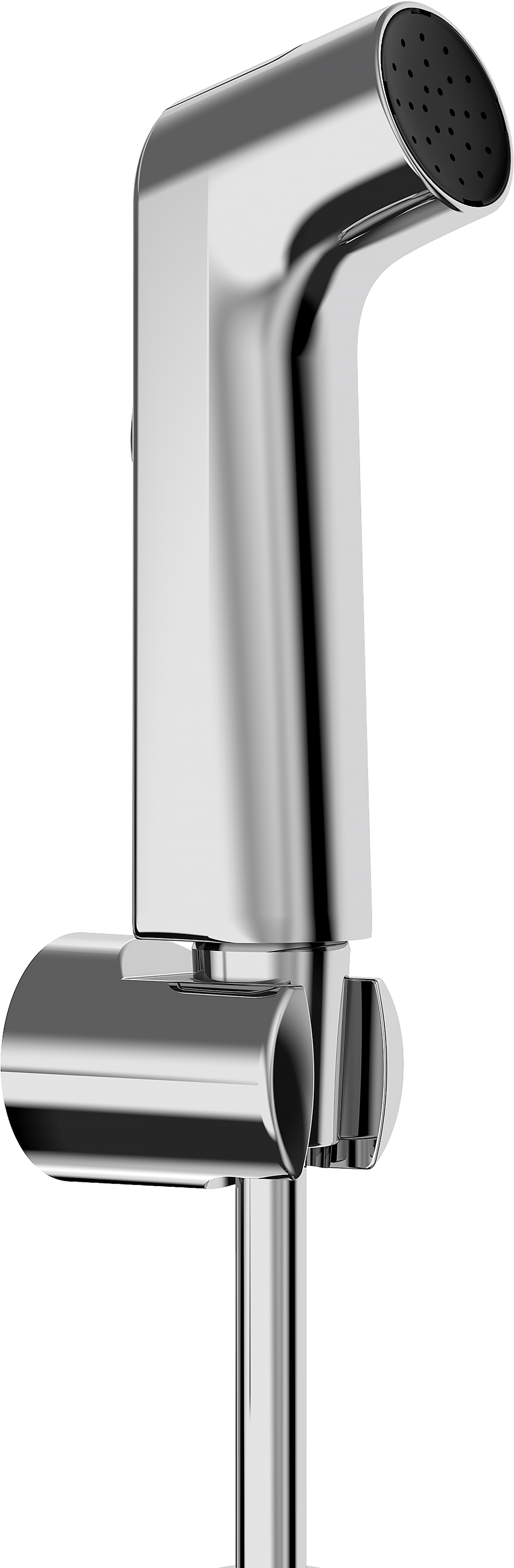 Bidetowa główka prysznicowa Bidette 1 jet S EcoSmart z uchwytem prysznicowym i wężem ciśnieniowym 125 cm