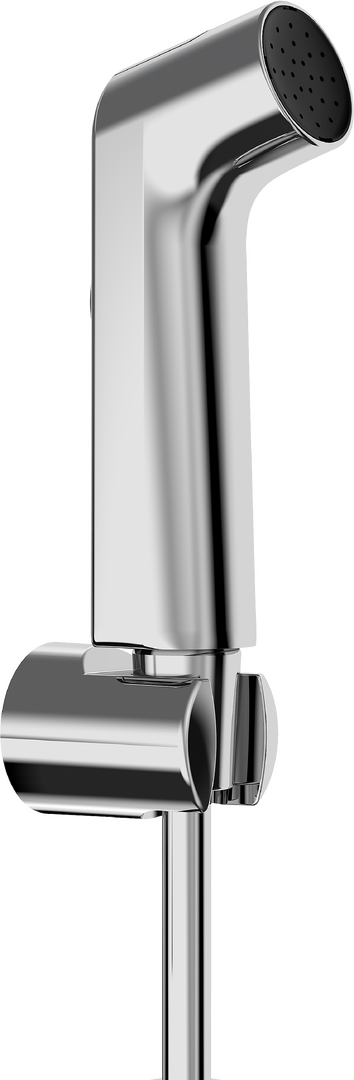 Bidette handdouche 1jet S EcoSmart met douchehouder en drukbestendige doucheslang 125 cm