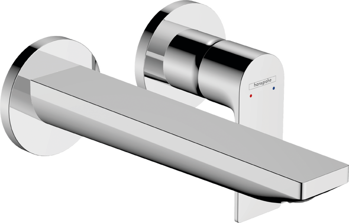 Single lever basin mixer for concealed installation wall-mounted with spout 20 cm