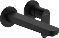 Mezclador monomando de lavabo empotrado con caño 20 cm