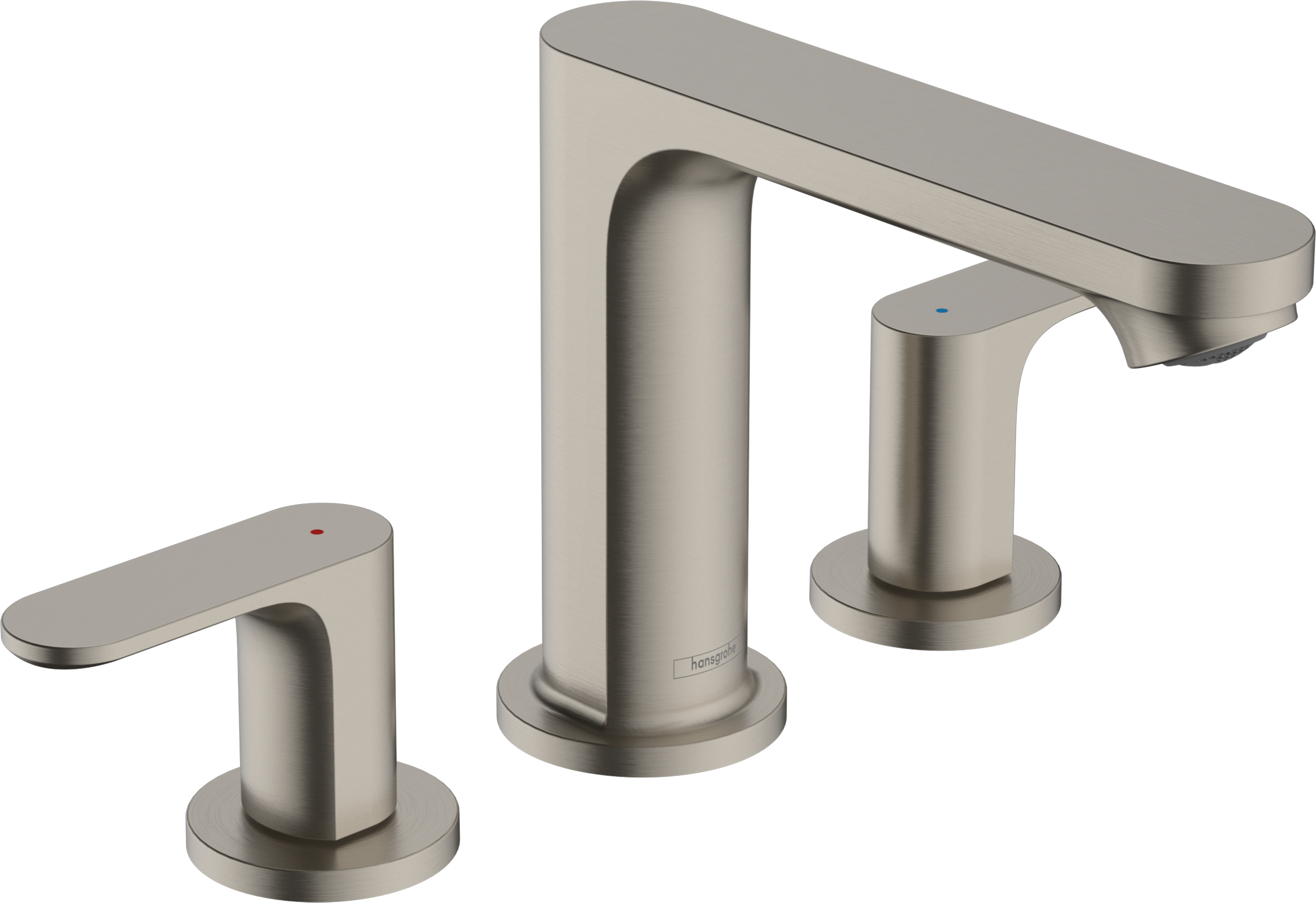 Rebris S Widespread Faucet 110 with Pop-Up Drain, 1.2 GPM