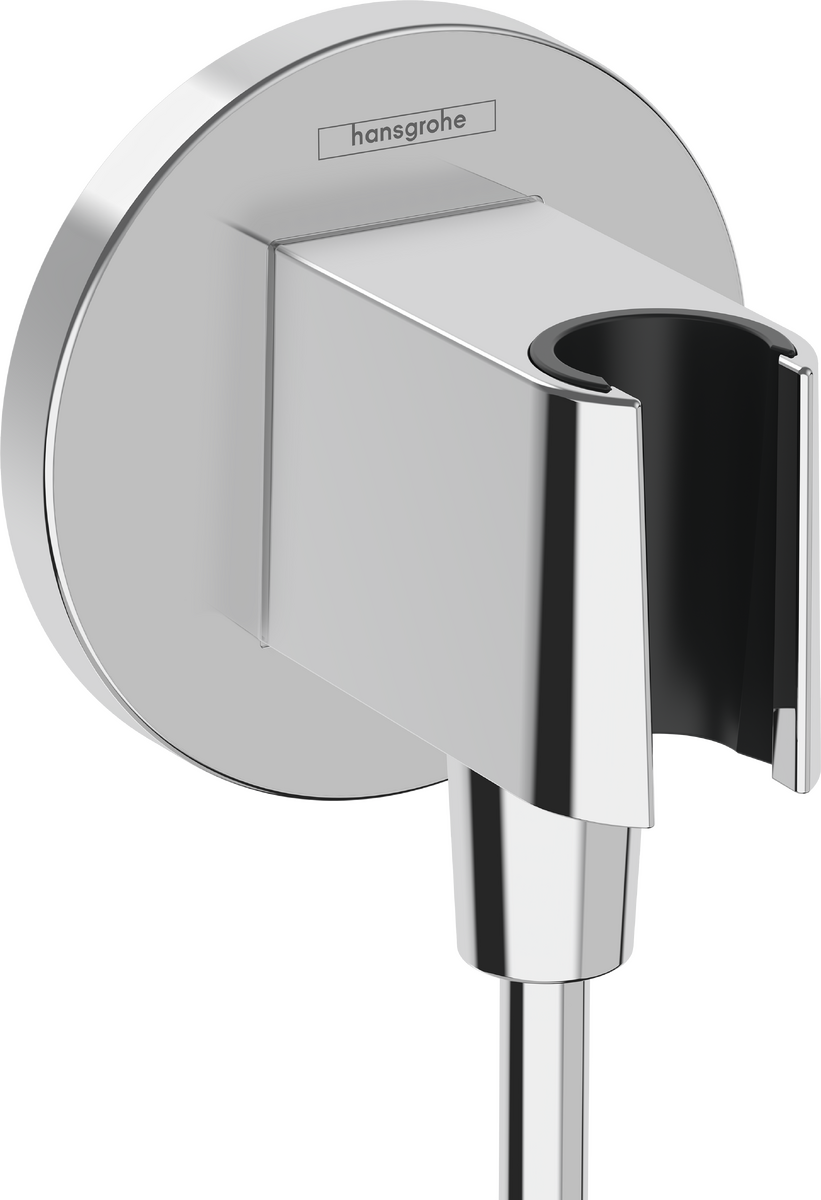 hansgrohe Shower support FixFit S, Wall outlet with shower holder