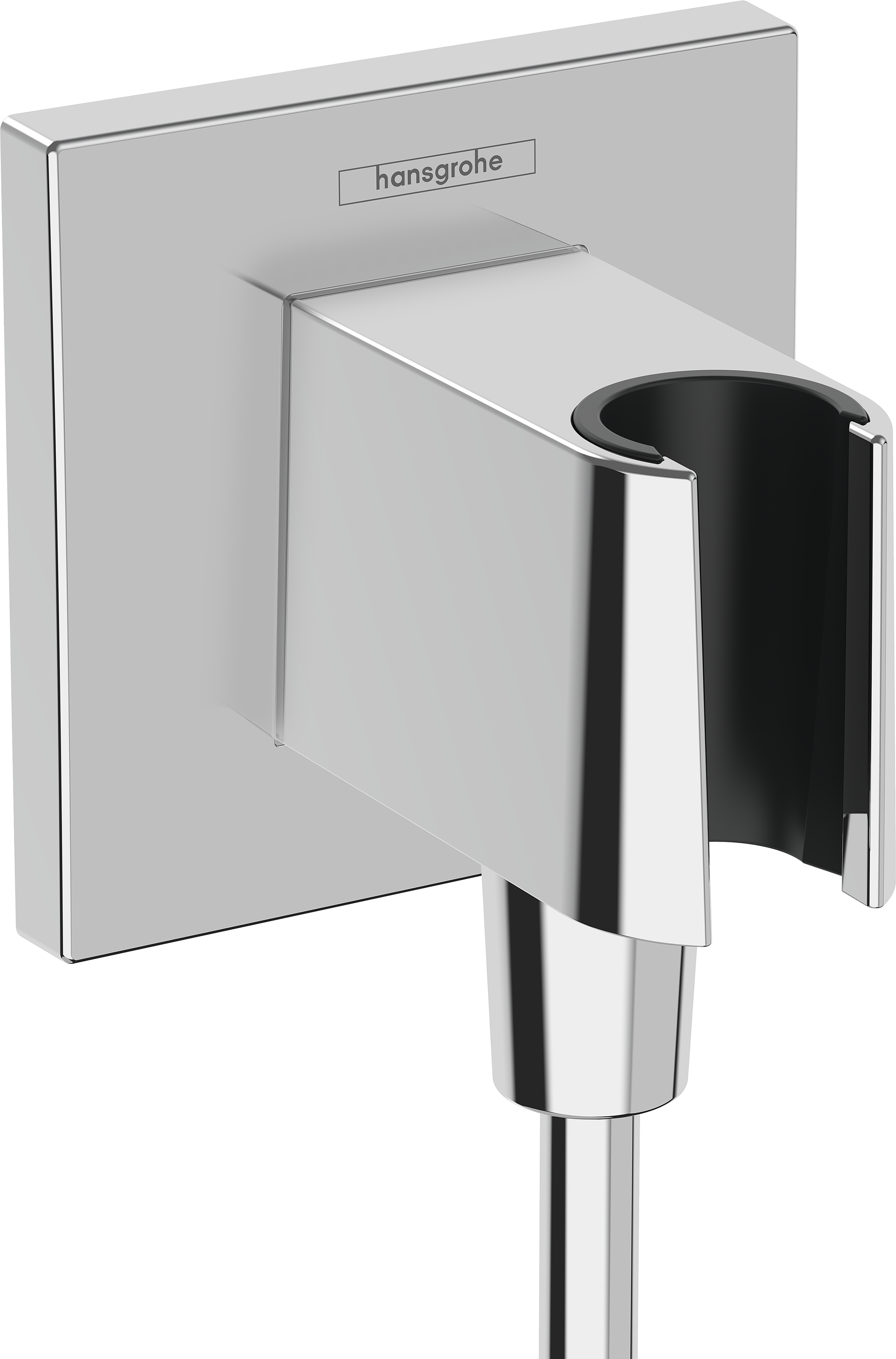 hansgrohe Shower support FixFit E, Wall outlet with shower holder