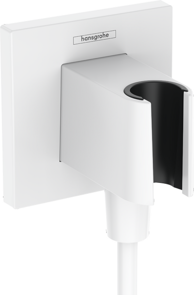Wall outlet with shower holder