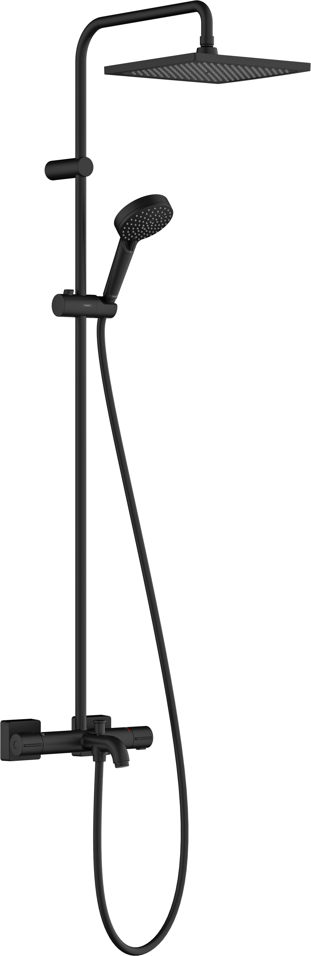 Showerpipe 240 1jet with bath thermostat