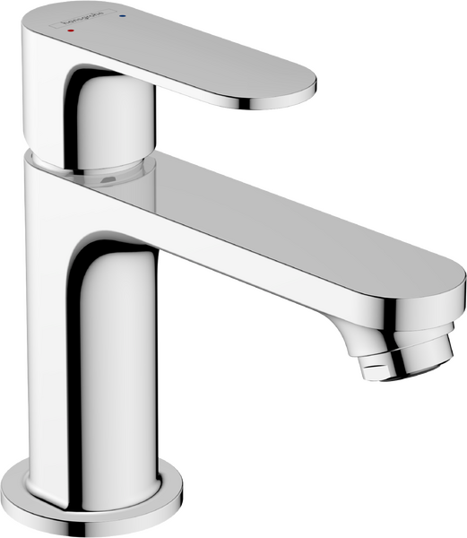 Single lever basin mixer 80 with push-open waste set 3 ticks