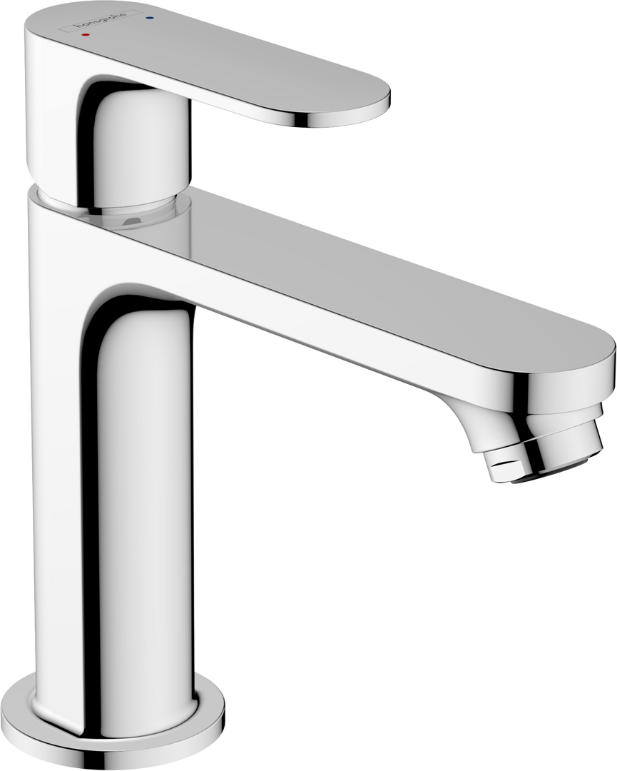 Single lever basin mixer 110 with push-open waste set 3 ticks