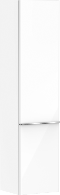 Tall cabinet High Gloss White 400/350