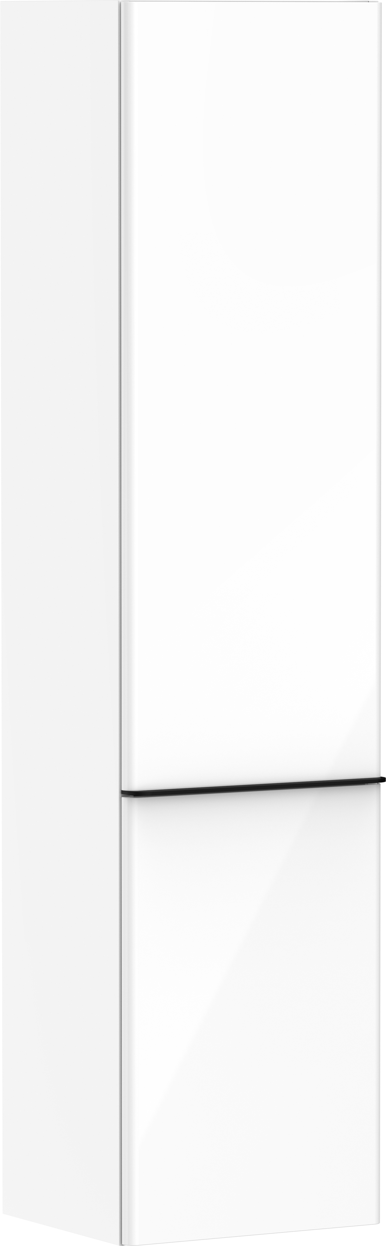 Hochschrank Weiß Hochglanz 400/350