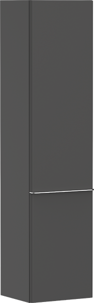 Colonne 400/350 Gris mat, charnière de porte droite