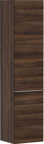 Colonne 400/350 Noyer foncé, charnière de porte droite