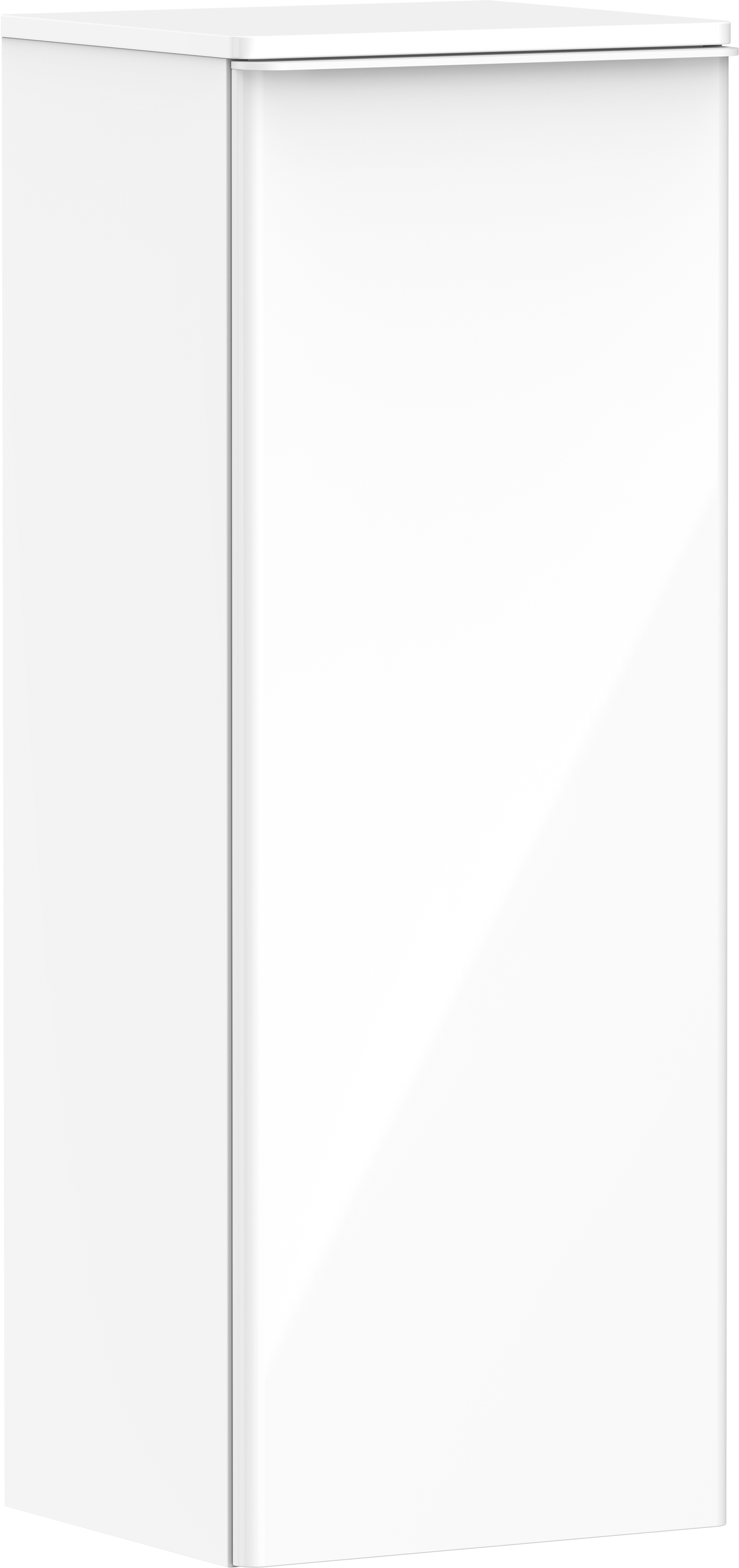 Mid-height cabinet High Gloss White 400/350