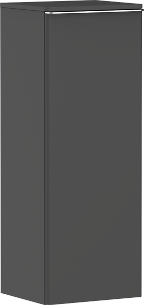 Demi-colonne 400/350 Gris mat, charnière de porte gauche