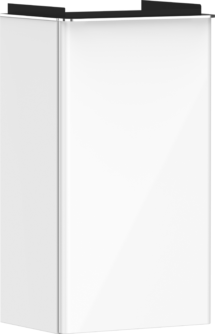 Meuble sous-lavabo blanc brillant 340/245 pour lavabo