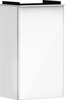 Vanity unit High Gloss White 340/245 for handrinse basin, door hinge right