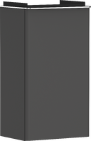 Vanity unit Diamond Matt Grey 340/245 for handrinse basin, door hinge right