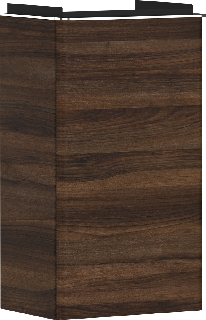 Vaskeskab mørk valnød 340/245 til lille håndvask