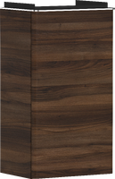Vanity unit Dark Walnut 340/245 for handrinse basin, door hinge right