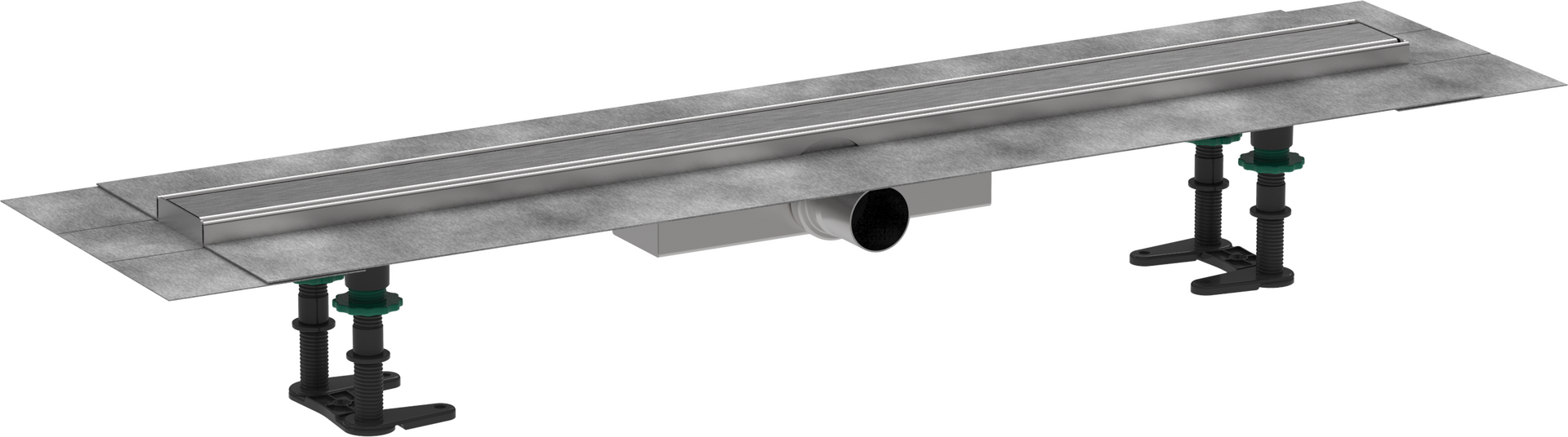 úplná súprava sprchového žlabu 700 pre dlažbu