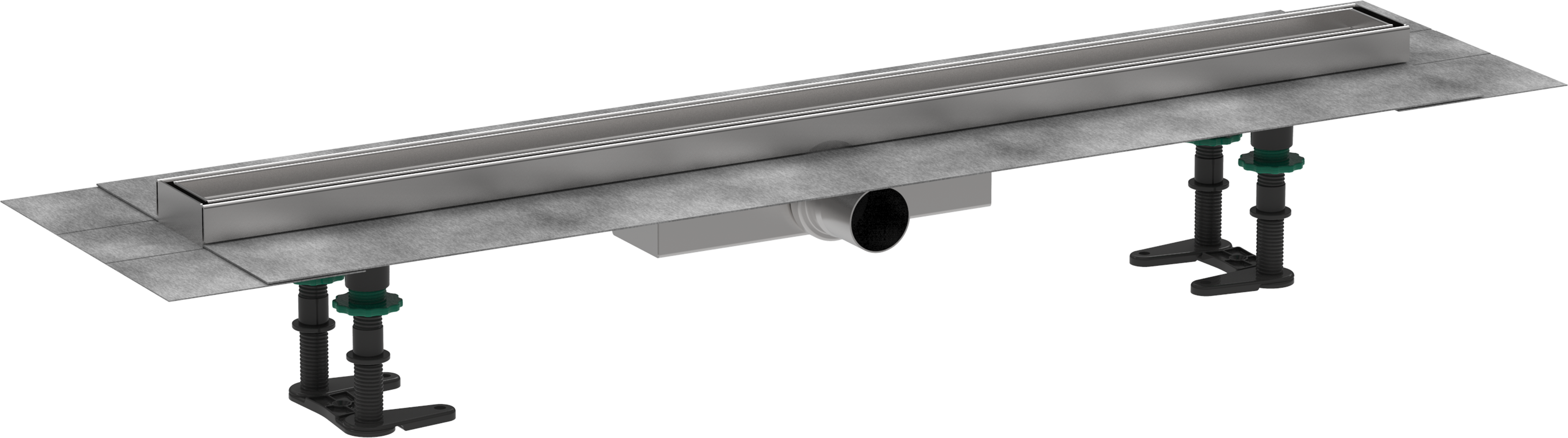 Douchegoot 800 betegelbaar - complete set voor vlakke installatie