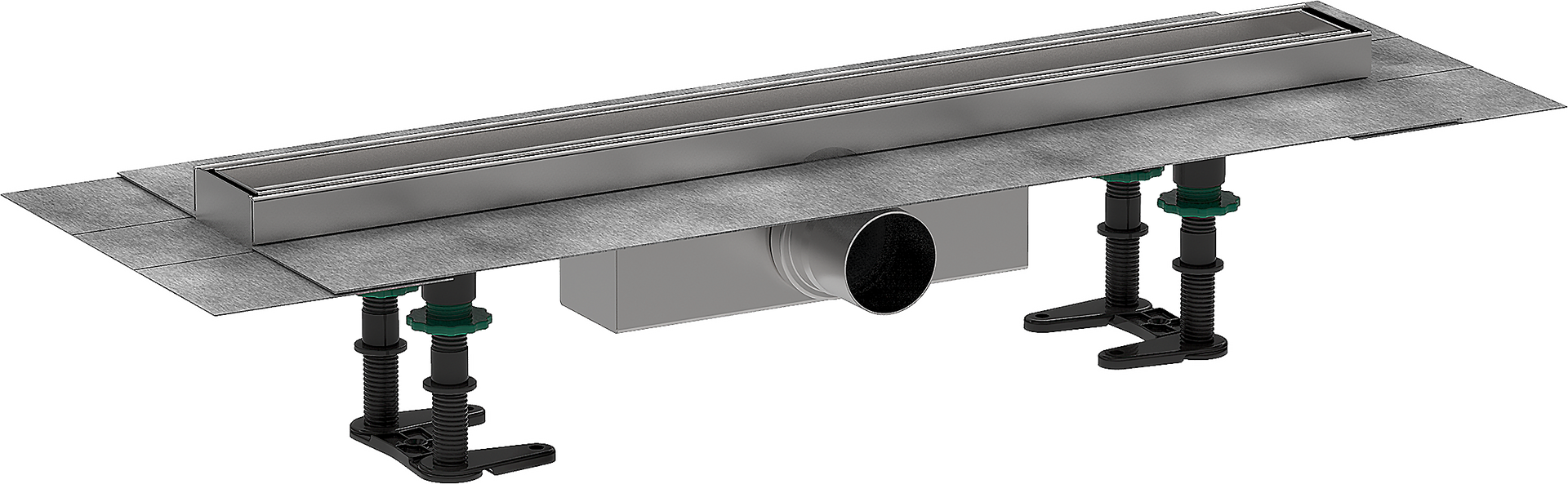 hansgrohe Doucheafvoeren RainDrain Compact, Douchegoot 600 betegelbaar