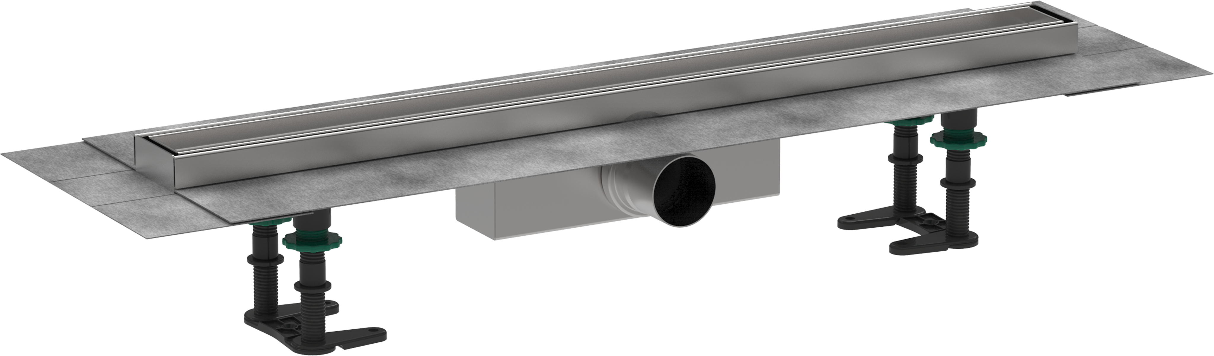 Scarico doccia completo 700 per installazione standard piastrellabile