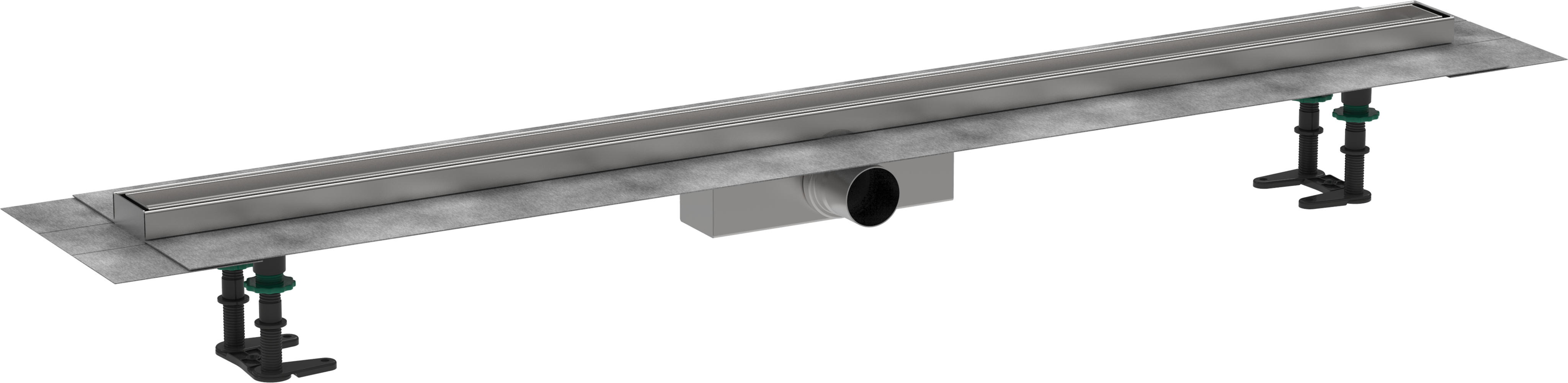 Komplettset Duschrinne 1200 befliesbar für Standardinstallation