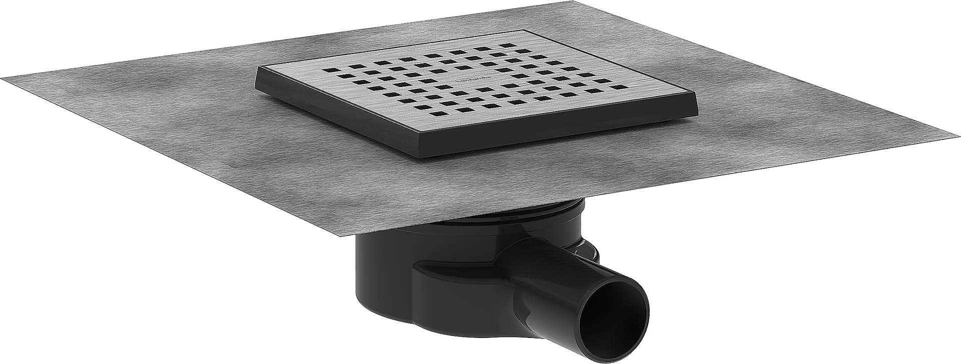 Scarico doccia completo a pozzetto 150/150